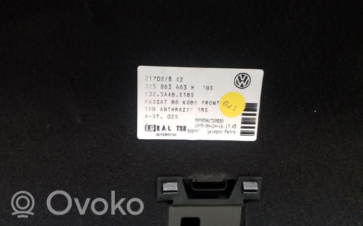 Volkswagen PASSAT B6 Trunk bottom trim panel 3C5863463H