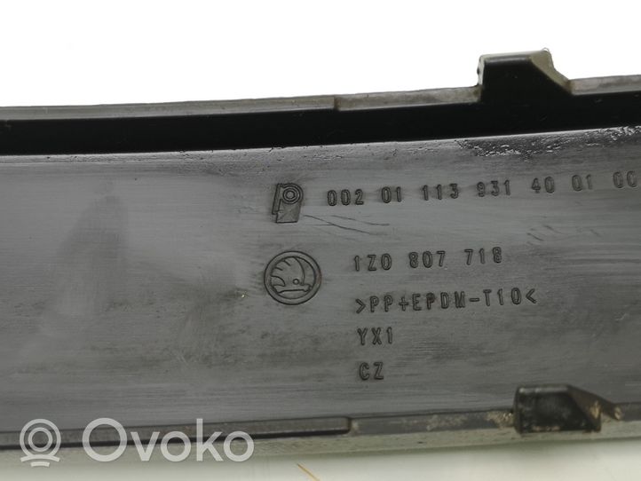 Skoda Octavia Mk2 (1Z) Modanatura separatore del paraurti anteriore 1Z0807718