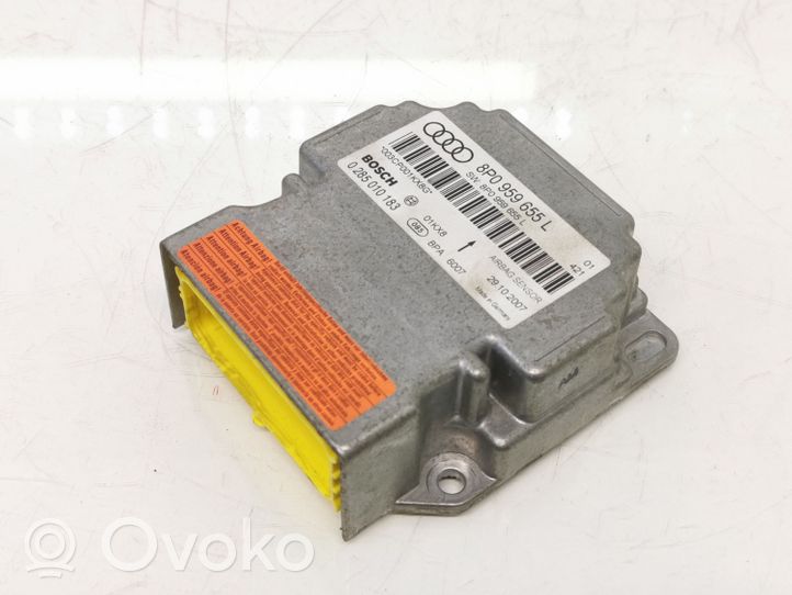 Audi A3 S3 A3 Sportback 8P Oro pagalvių valdymo blokas 8P0959655L