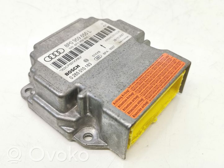 Audi A3 S3 A3 Sportback 8P Oro pagalvių valdymo blokas 8P0959655L