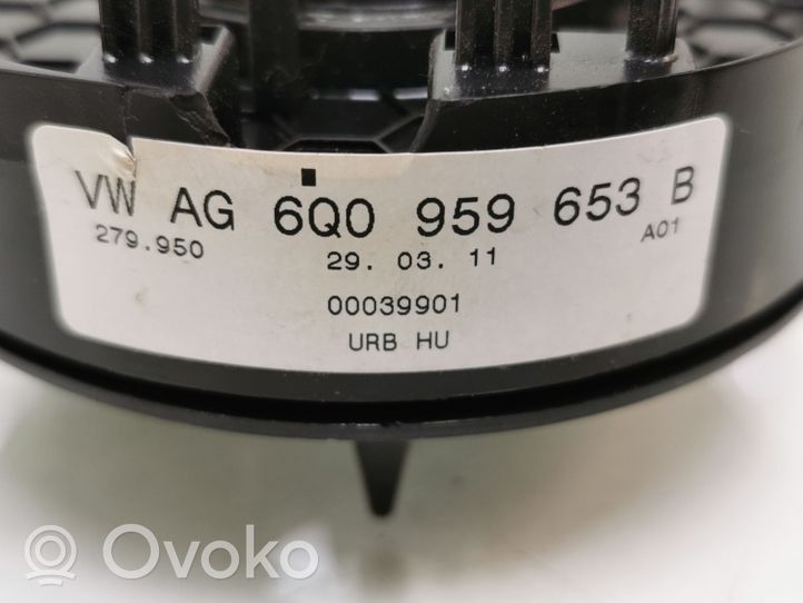 Volkswagen Polo V 6R Turvatyynyn liukurenkaan sytytin (SRS-rengas) 6Q0959653B