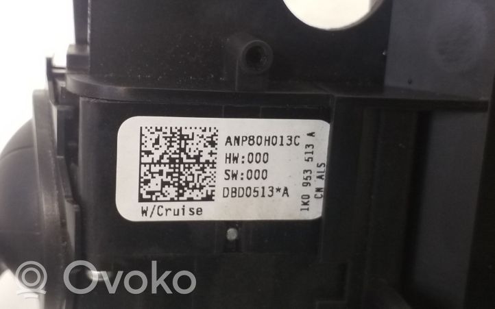 Volkswagen Touran I Leva/interruttore dell’indicatore di direzione e tergicristallo 1K0953513A