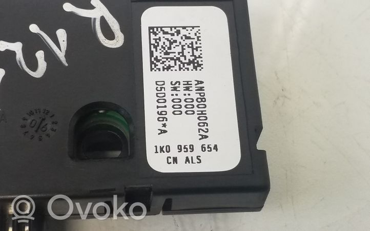 Volkswagen Touran I Stūres stāvokļa (leņķa) sensors 1K0959654