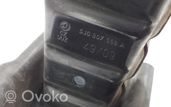 Skoda Roomster (5J) Traversa del paraurti anteriore 5J0807559A