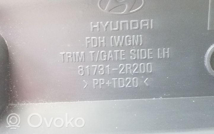 Hyundai i30 Kita bagažinės apdailos detalė 817312R200