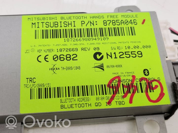 Mitsubishi ASX Bluetoothin ohjainlaite/moduuli 8785A046