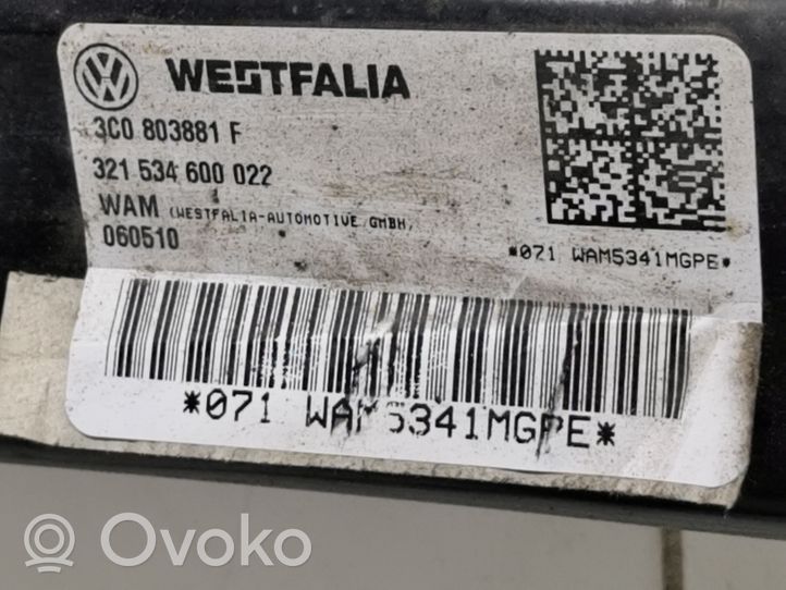 Volkswagen PASSAT B6 Kablio komplektas 3C0803881F