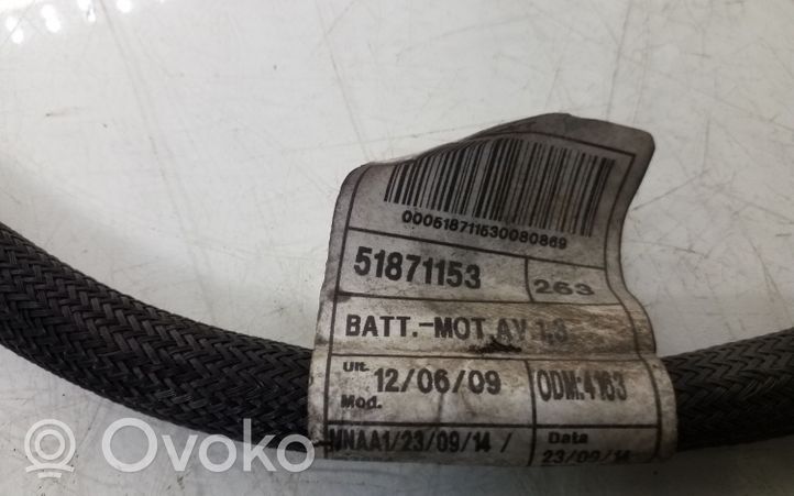 Opel Combo D Positive cable (battery) 51871153