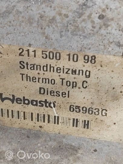 Mercedes-Benz E W211 Auxiliary pre-heater (Webasto) 2115001098