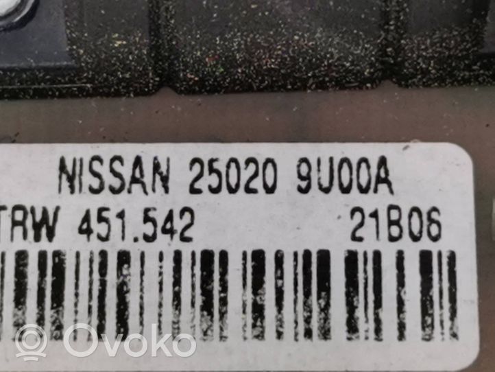 Nissan Note (E11) Interrupteur commutateur airbag passager 250209U00A