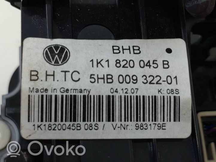 Volkswagen Golf V Climate control unit 1K1820045B