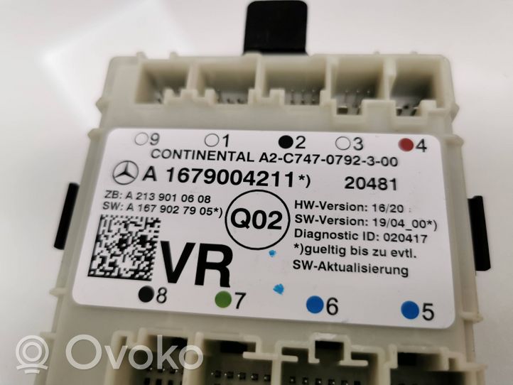 Mercedes-Benz EQC Durų elektronikos valdymo blokas A1679004211