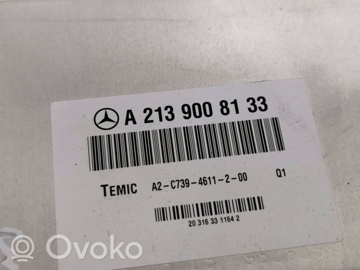 Mercedes-Benz EQC Oro pakabos valdymo blokas (galinės) A2139008133