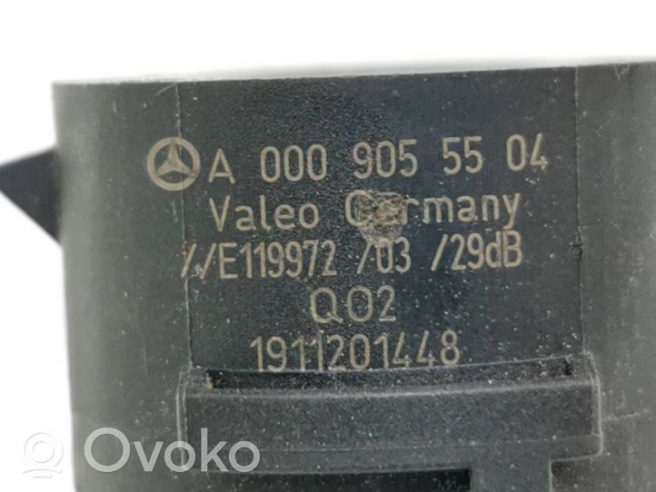 Mercedes-Benz EQC Pysäköintitutkan anturi (PDC) A0009055504