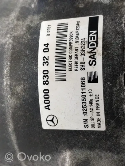 Mercedes-Benz EQC Ilmastointilaitteen kompressorin pumppu (A/C) A0008303204
