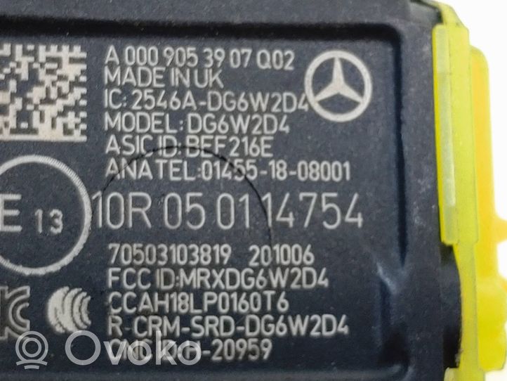 Mercedes-Benz EQC Capteur de pression des pneus A0009053907