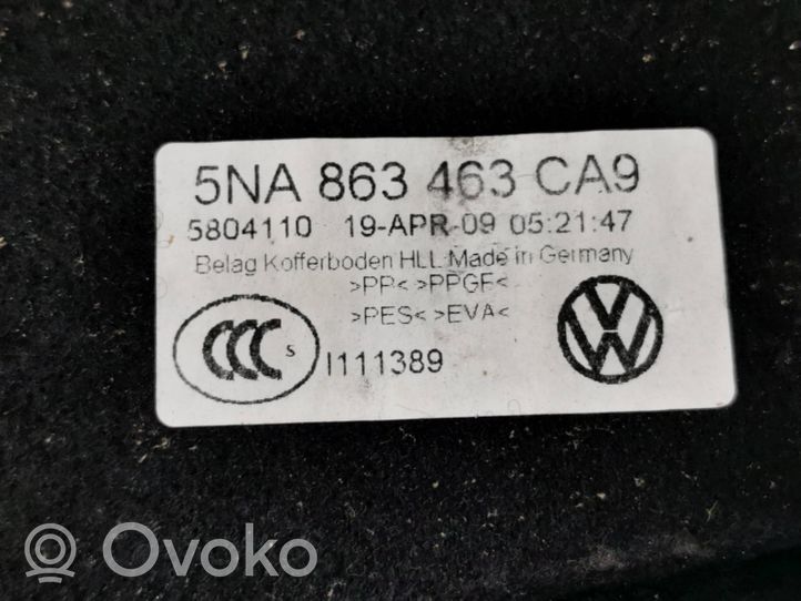 Volkswagen Tiguan Tavaratilan pohjan tekstiilimatto 5NA863463