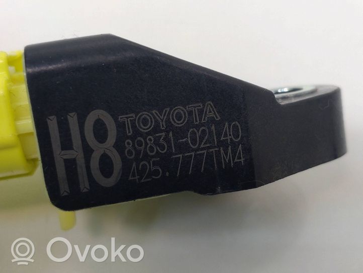 Toyota Auris E180 Capteur de collision / impact de déploiement d'airbag 8983102140