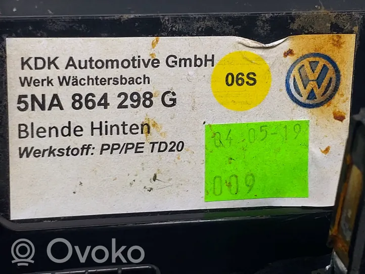 Volkswagen Tiguan Takaosan ilmakanavan tuuletussuuttimen ritilä 5NA864298G