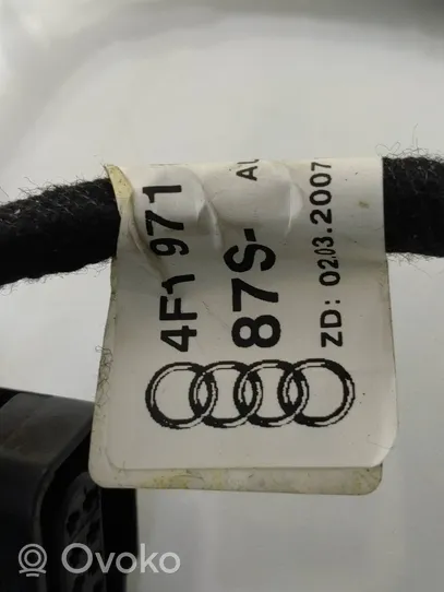 Audi A6 Allroad C6 Faisceau de câblage de porte arrière 4F1971687S