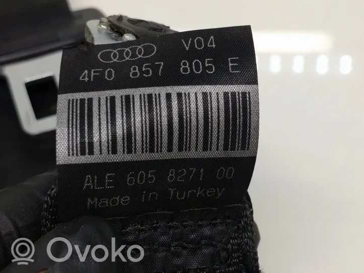 Audi A6 Allroad C6 Takaistuimen turvavyö 4F0857805E