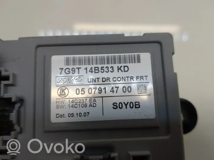 Volvo XC70 Durų elektronikos valdymo blokas 7G9T14B533KD