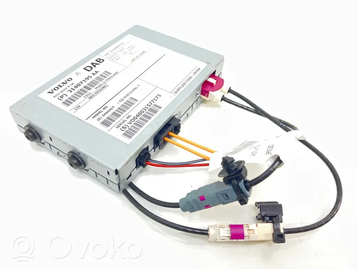 Volvo V60 Module unité de contrôle d'antenne 31407195AA