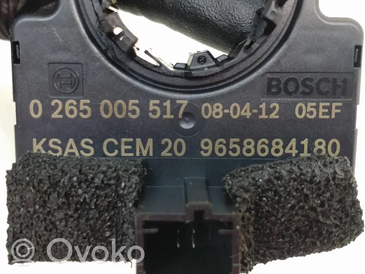 Citroen C5 Ohjauspyörän kulma-anturi 9658684180