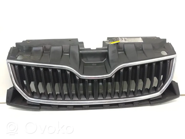 Skoda Fabia Mk3 (NJ) Maskownica / Grill / Atrapa górna chłodnicy 6v0853653