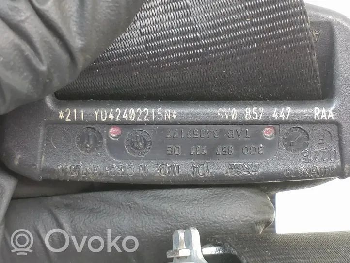 Skoda Fabia Mk3 (NJ) Cintura di sicurezza posteriore 34163777A