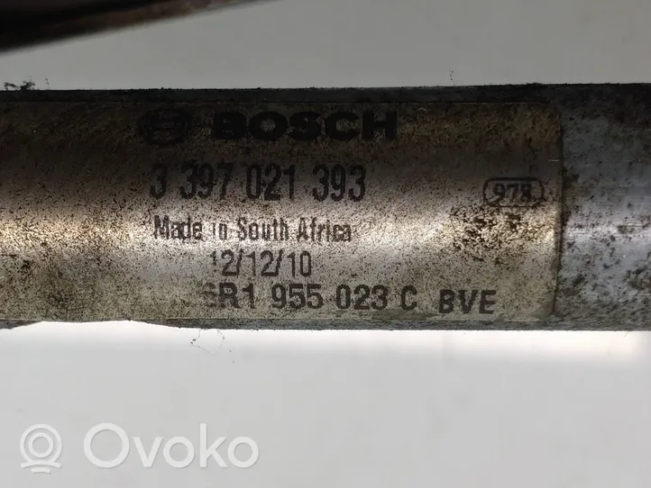 Volkswagen Cross Polo Mechanizm i silniczek wycieraczek szyby przedniej / czołowej 6R1955119A