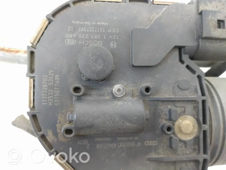 Audi A6 S6 C6 4F Tiranti e motorino del tergicristallo anteriore 4F1955023K