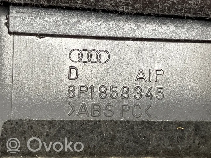 Audi A3 S3 A3 Sportback 8P Steering wheel column trim 8P1858345