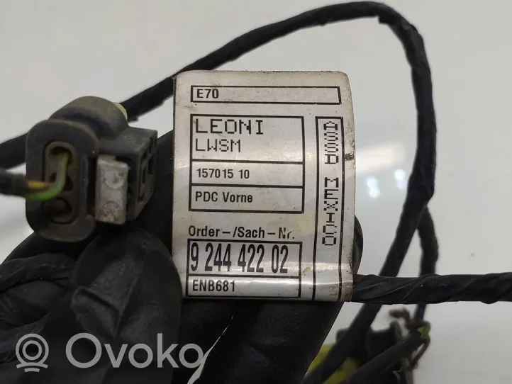 BMW X5 E70 Parking sensor (PDC) wiring loom 9244422