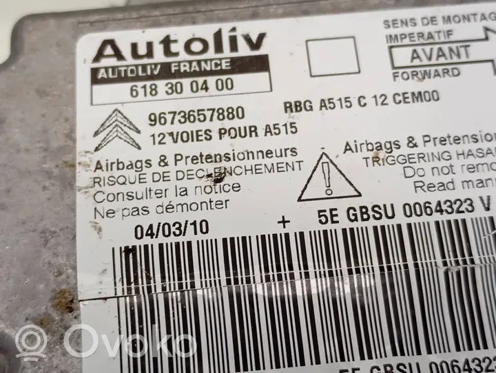 Citroen C3 Centralina/modulo airbag 9673657880