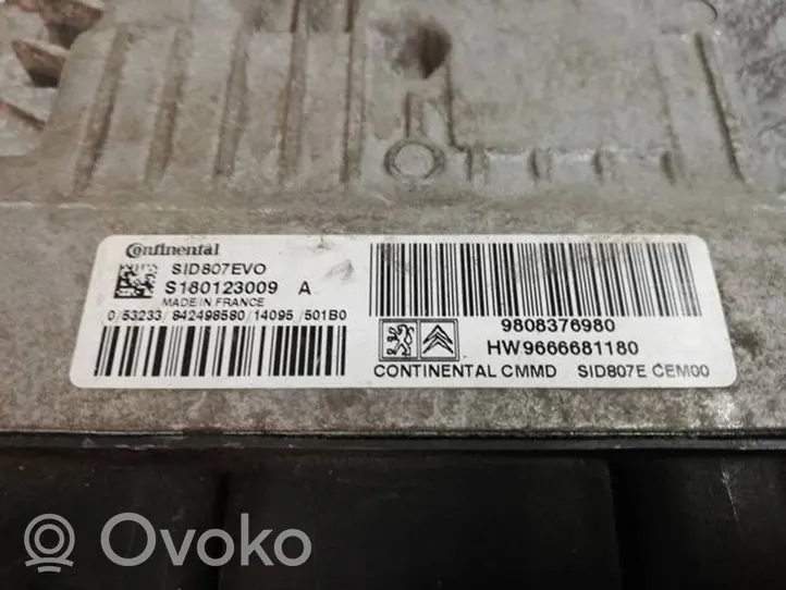 Citroen C4 II Picasso Sterownik / Moduł ECU 9808376980