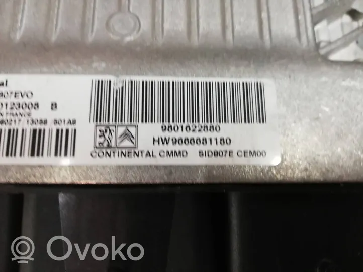 Citroen C4 II Komputer / Sterownik ECU silnika 9801622880