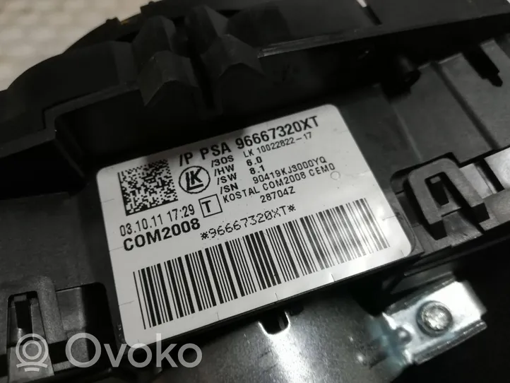 Peugeot 3008 I Leva/interruttore dell’indicatore di direzione e tergicristallo 96667320XT