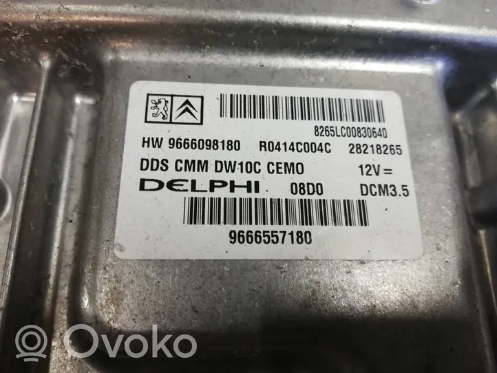 Citroen C5 Engine control unit/module 9666557180