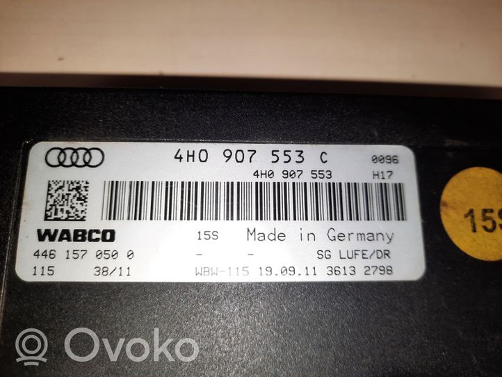 Audi A8 S8 D4 4H Módulo de control de la suspensión neumática (trasera) 4H0907553C