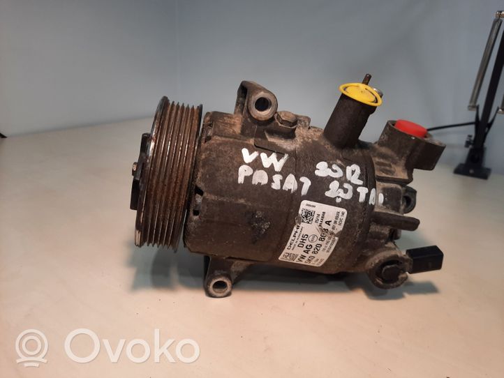 Volkswagen PASSAT B7 Oro kondicionieriaus kompresorius (siurblys) 5K0820803A