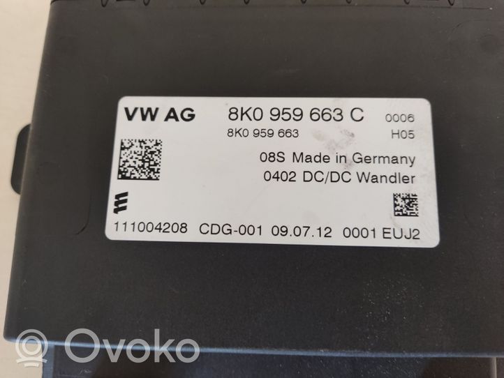 Audi A8 S8 D4 4H Unidad de control del administrador de energía 8K0969663C