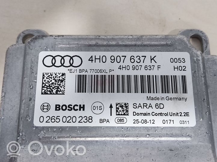 Audi A8 S8 D4 4H ESP (stabilumo sistemos) valdymo blokas 4H0907637K