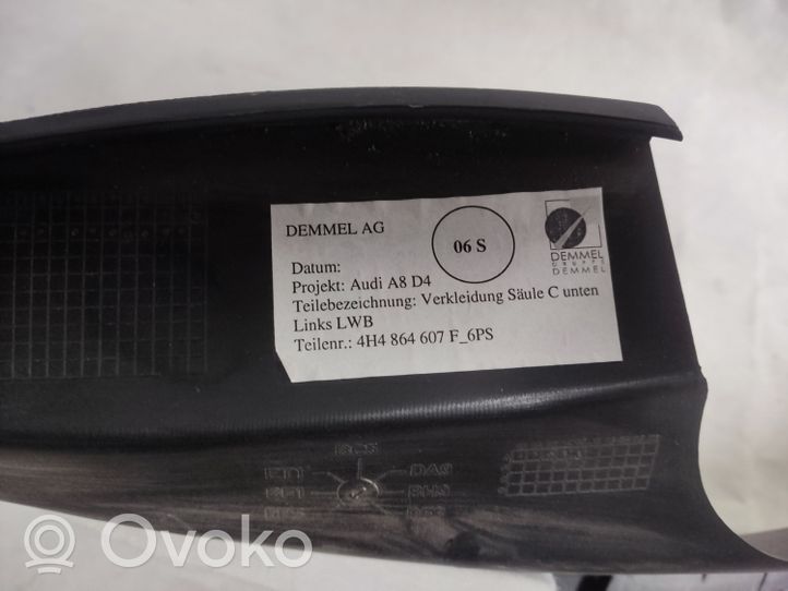 Audi A8 S8 D4 4H Takaoven kynnyksen suojalista 4H4864607F