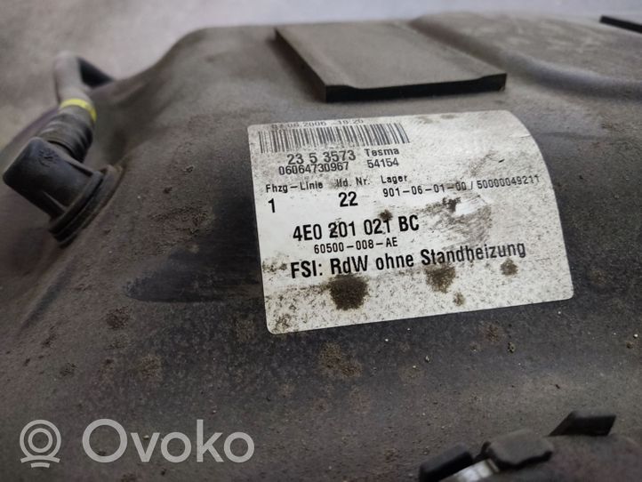 Audi A8 S8 D3 4E Réservoir de carburant 4E0201021BC