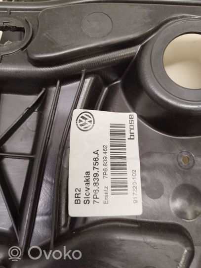 Volkswagen Touareg II Mécanisme de lève-vitre avec moteur 7P6839756A