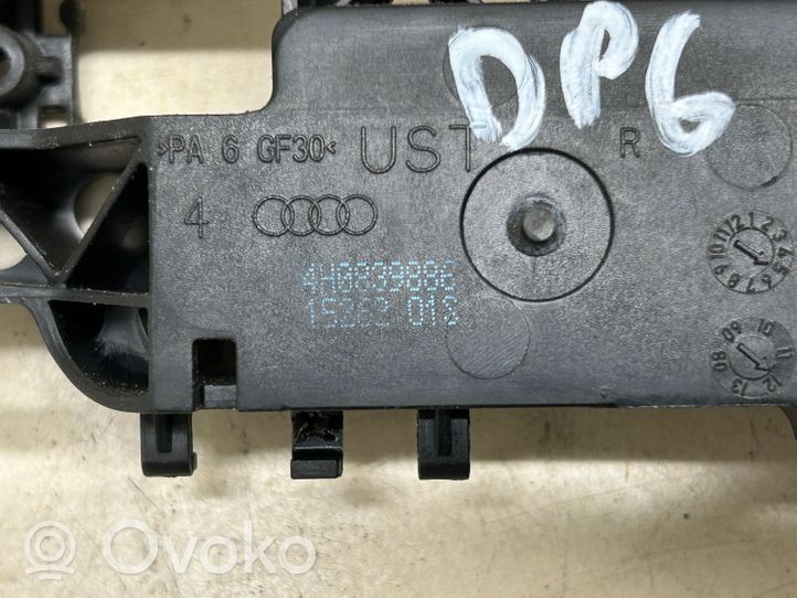 Audi A8 S8 D4 4H Klamka/wspornik zewnętrzny drzwi tylnych 4H0839886