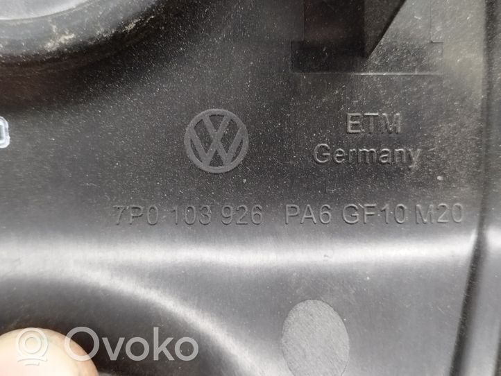 Volkswagen Touareg II Couvercle cache moteur 7P0103926