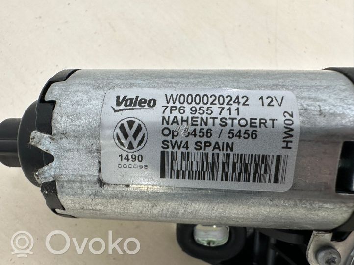 Volkswagen Touareg II Moteur d'essuie-glace arrière 7P6955711