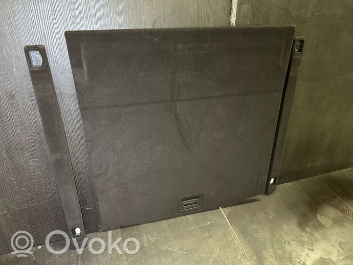 Volkswagen Touareg II Trunk/boot floor carpet liner 7P6863546C